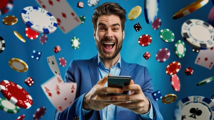 plus777 entertainment platform displayed on a smartphone held by a Filipino player
